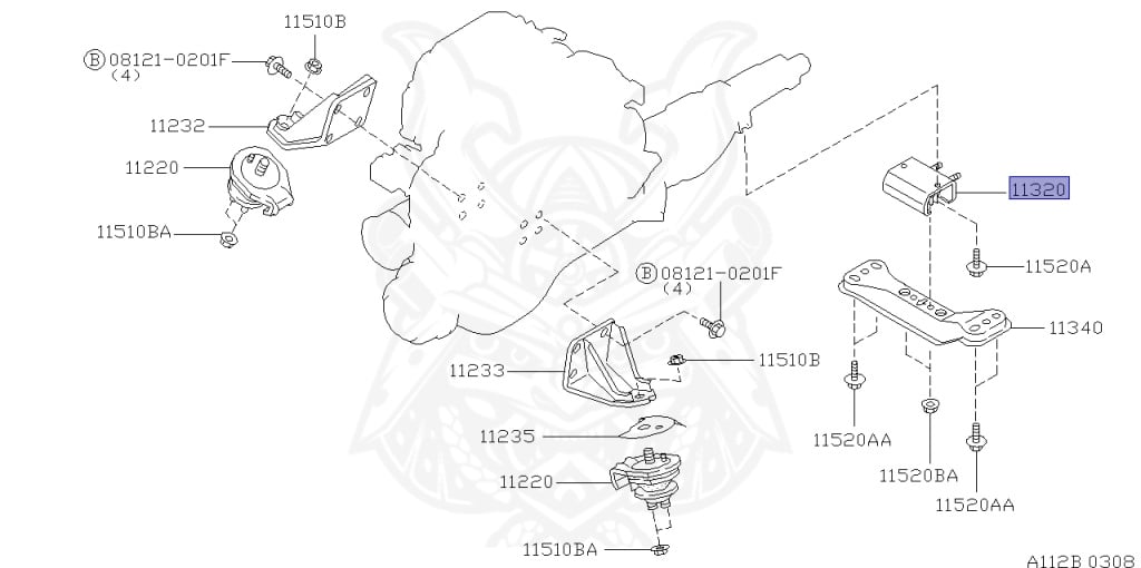 Nissan - Skyline - R34 25GTT - ER34 - 1998 - 25GT TURBO - 4 DOOR SEDAN(4S) - AUTOMATIC-FLOOR SHIFT(AT.F4) - Hi-Cas 2-Link (HI.2WD) - RB25DET