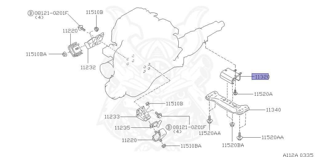 Nissan - Skyline - R34 GT - HR34 - 1998 - 20GT - 4 DOOR SEDAN(4S) - AUTOMATIC-FLOOR SHIFT(AT.F4) - High cast, 2-link (IRS.2WD) - RB20DE