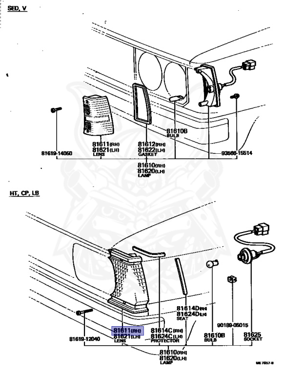 Toyota - Corolla - TE70 - 1981 - SE TYPE - 2-DOOR - Manual - 13TU