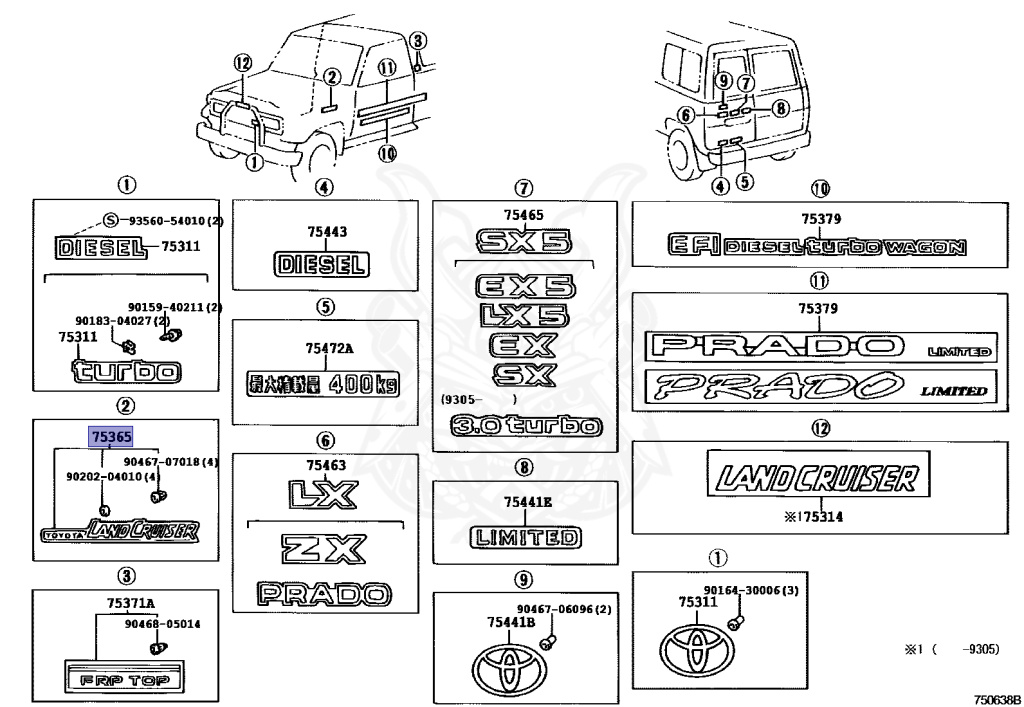 Toyota - Land Cruiser - HZJ79 - 2001 - STANDARD TYPE - CHASSIS FOR FIRE ENGINE - Manual - 1HZ