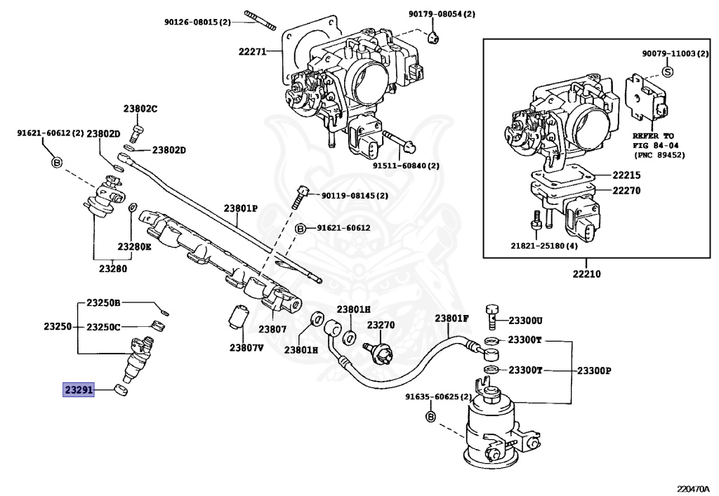 注目 - Toyota - 23291-41010 Insulator, Vibration Injector トップス