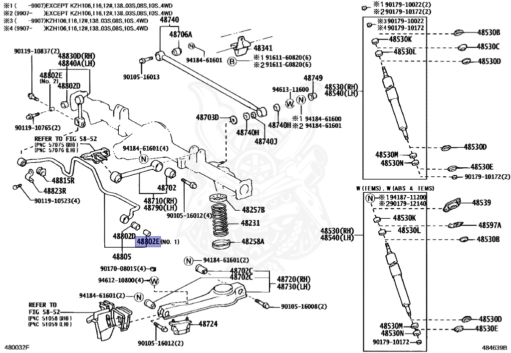 Toyota - Hiace - KZH120G - 2001 - GRAND CABIN G-E TYPE - 4-DOOR - Automatic - 1KZTE