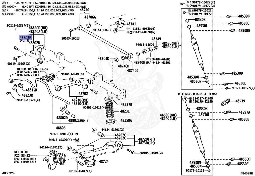 Toyota - Hiace - RZH101G - 1998 - SUPER CUSTOM LIMITED TYPE - 4-DOOR - Automatic - 2RZE
