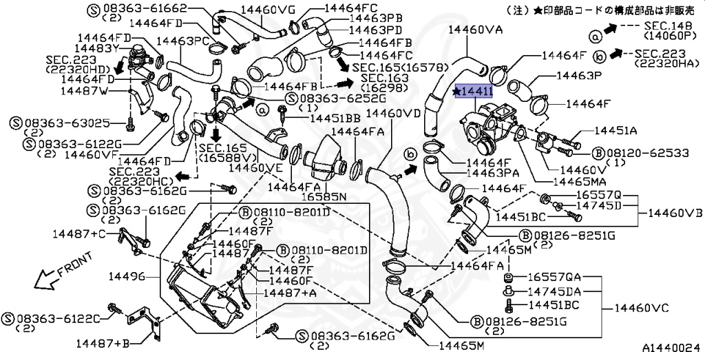 Nissan - Silvia - S14 - 1998 - KS - HARDTOP(K) - MANUAL TRANSMISSION(MT) - TWO WHEELS STEERING(2WS) - SR20DET