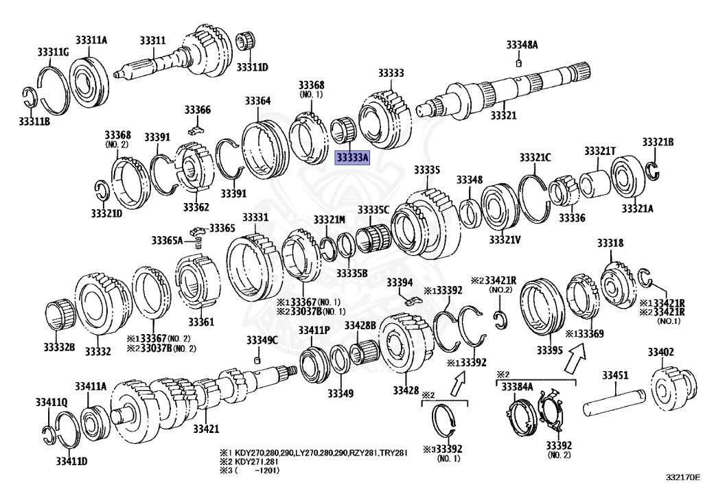 Ｊ 90364-38011 - Toyota - Bearing, Needle Roller (for 3rd Gear