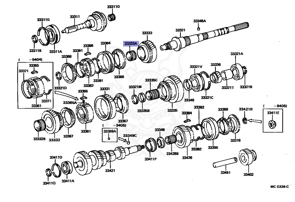 90364-38011 - Toyota - Bearing, Needle Roller (for 3rd Gear