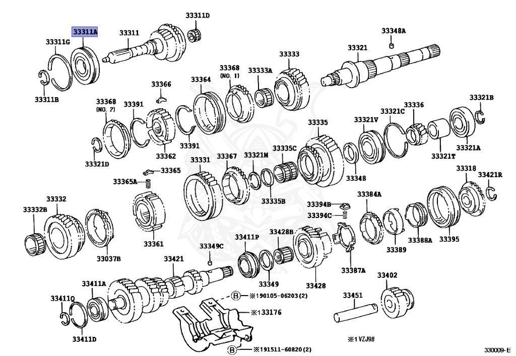 90363-40050 - Toyota - Bearing (for Input Shaft Front) - Nengun