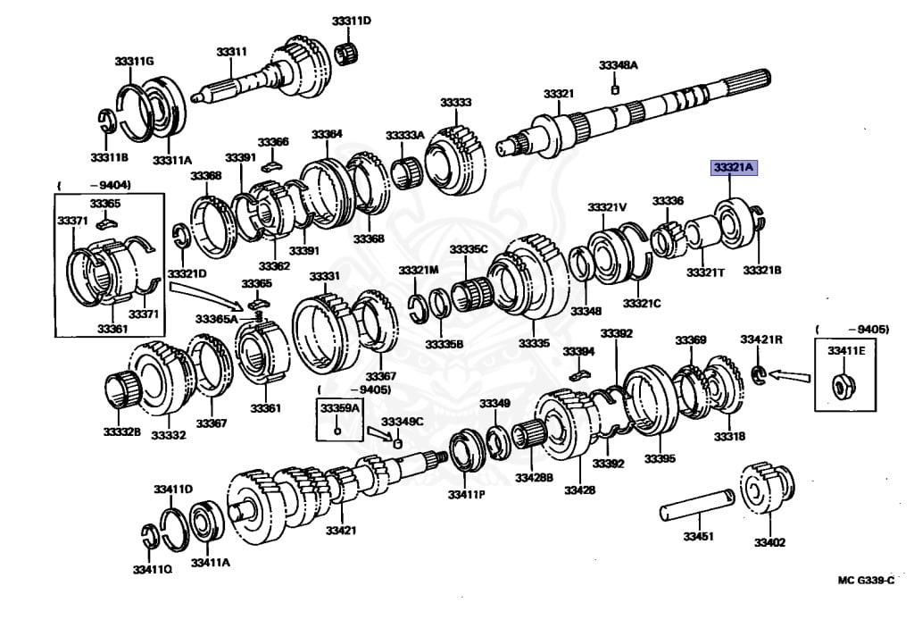 90363-30075 - Toyota - Bearing (for Output Shaft Rear) - Nengun