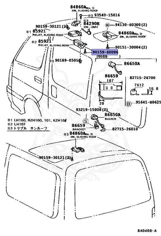Toyota - Hiace - LH107G - 1989 - SUPER CUSTOM TYPE - 4-DOOR - Manual - 3L