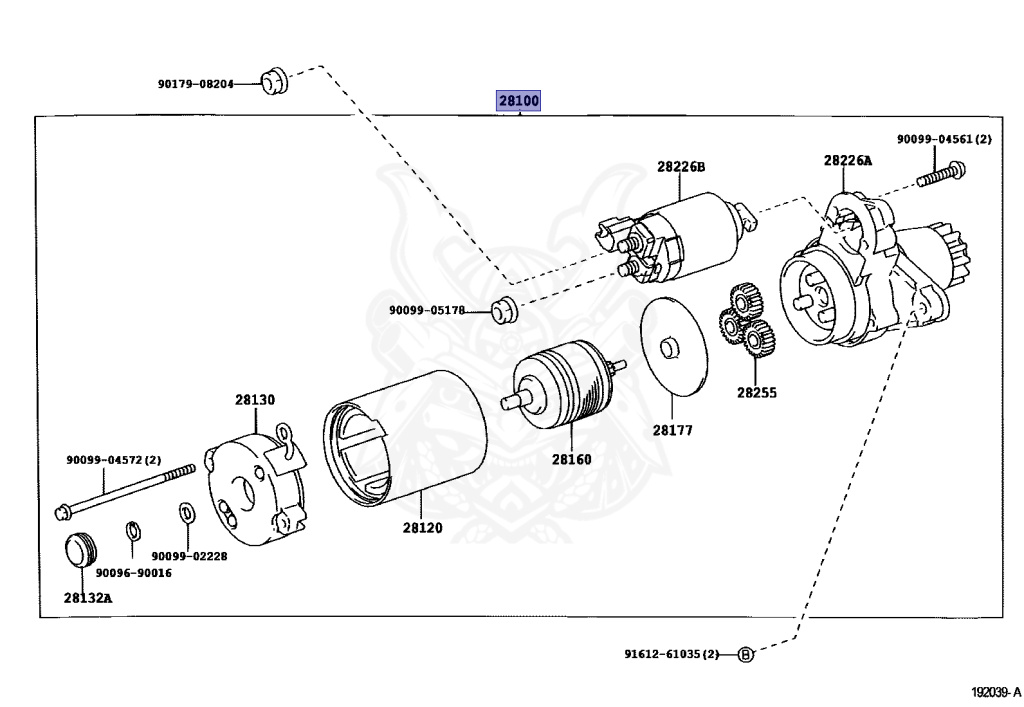 28100-28041 - Toyota - Starter Assy - Nengun Performance