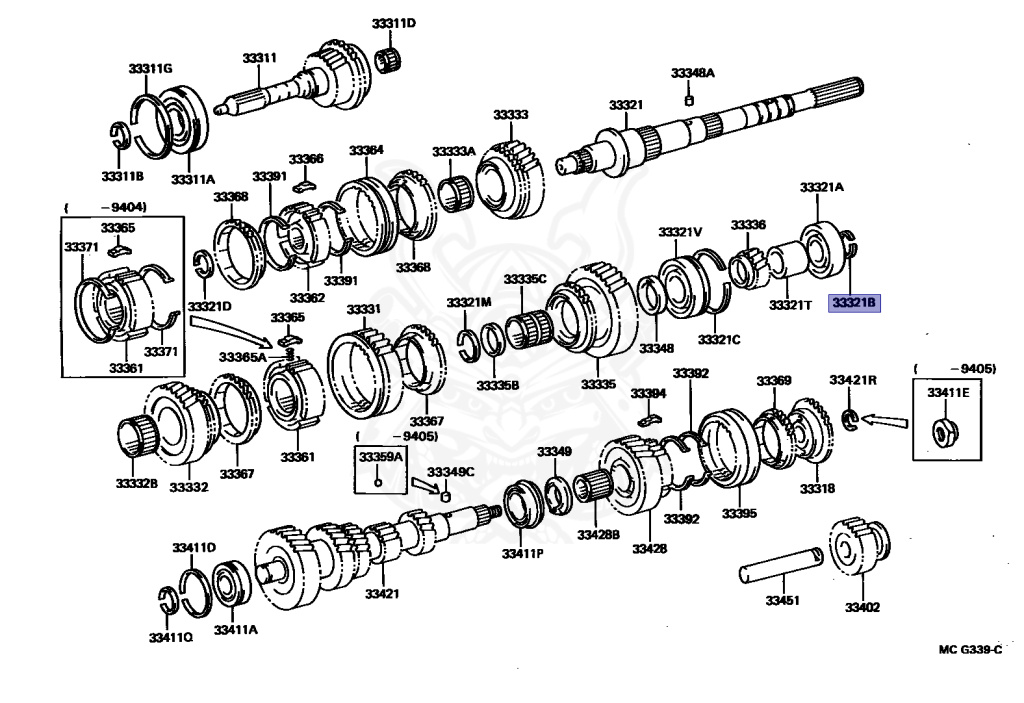 90520-28042 - Toyota - Ring, Shaft Snap (for Output Shaft Bearing