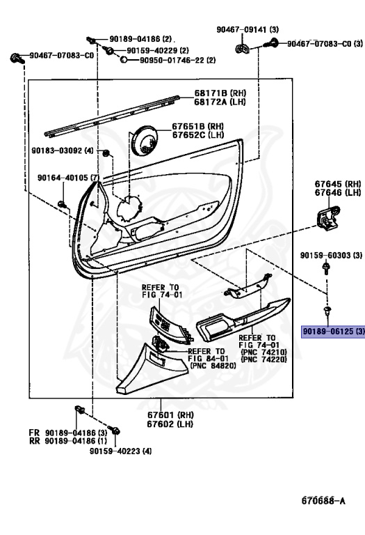 90189-06125 - Toyota - Clip - Nengun Performance