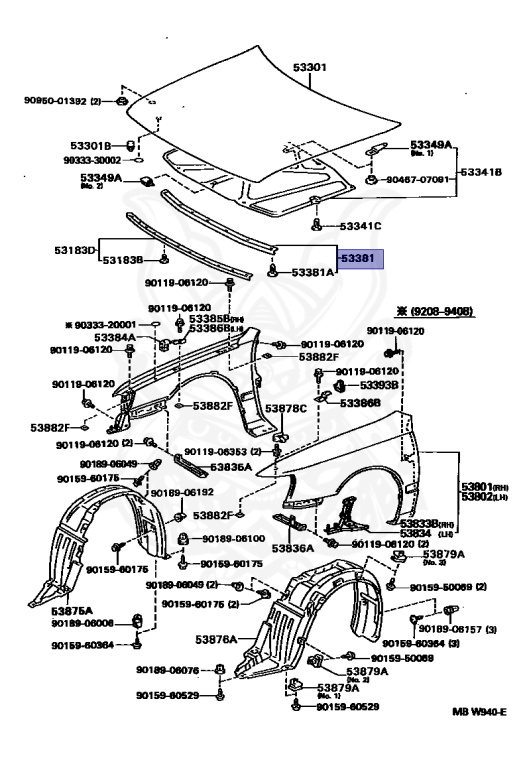 Toyota - Carina - ST190 - 1993 - SX TYPE - Manual - 4SFE