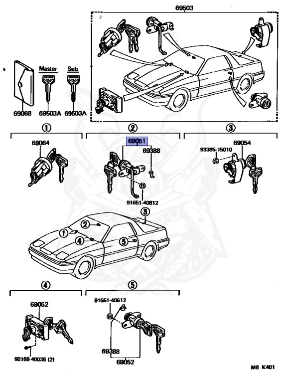 Toyota - Supra A70 MKIII - MA70 - 1987 - GT TURBO TYPE - LIFTBACK - Automatic - 7MGTEU