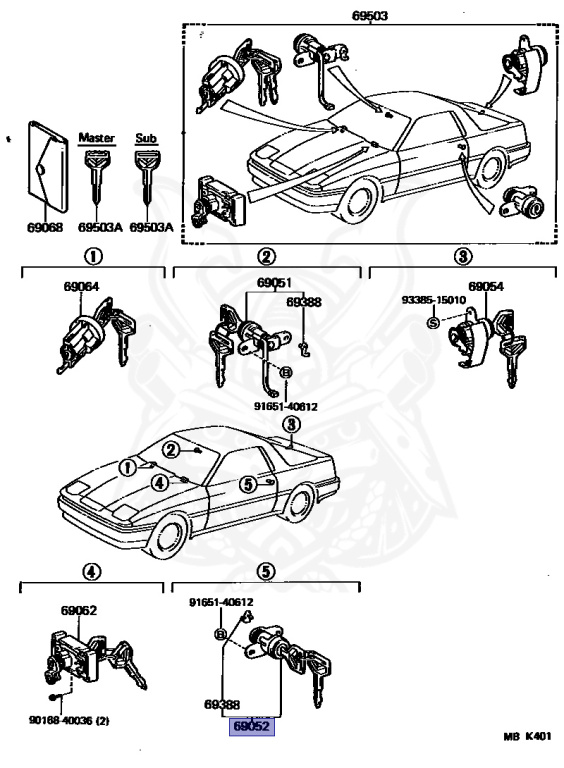 Toyota - Supra A70 MKIII - MA70 - 1987 - GT TURBO TYPE - LIFTBACK - Automatic - 7MGTEU