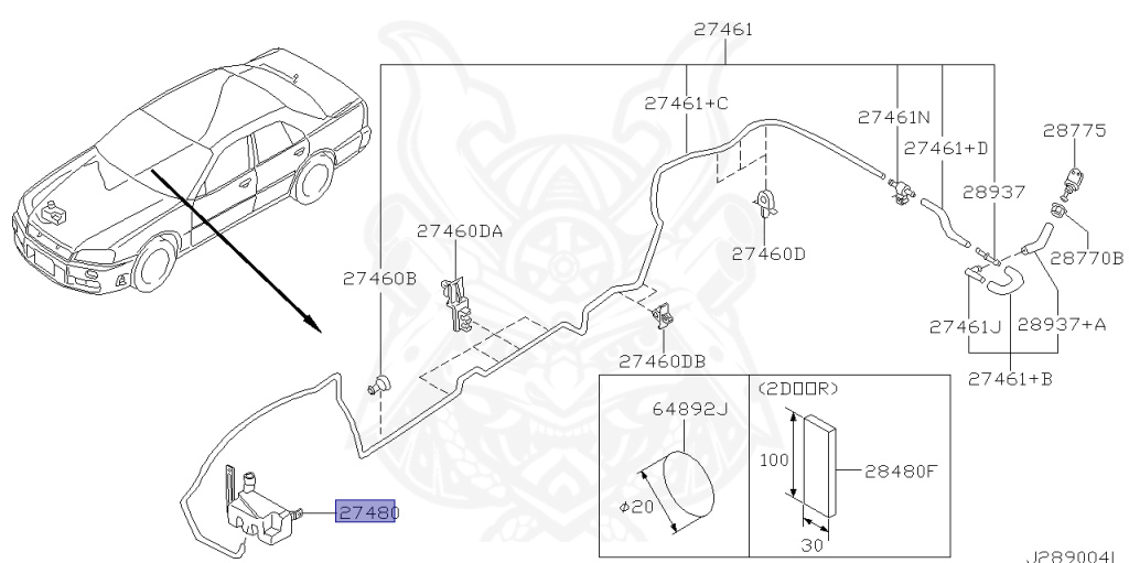Nissan - Skyline GT-R - BNR34 - 2000 - GT-R V-Spec - 2-door hardtop (2K) - MANUAL MISSION 6-SPEED(MT.F6) - HI-4WD (High-Casting System) - RB26DETT
