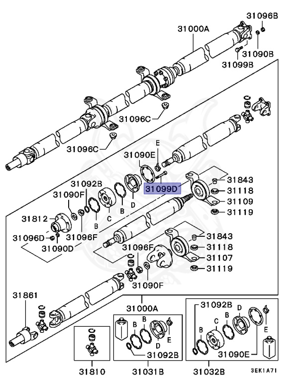 Mitsubishi - Mirage - CL2A - 1999 - MRJM - 4G15