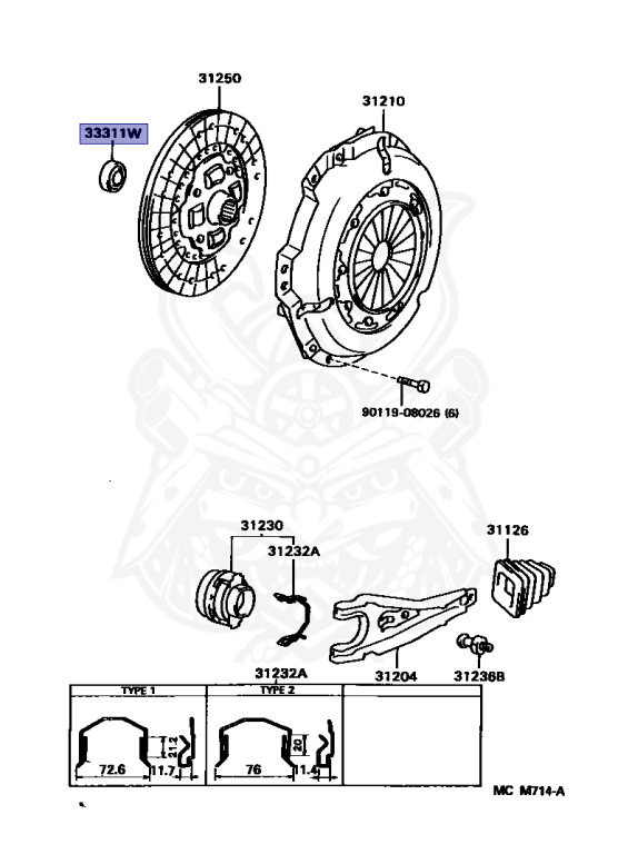 90363-12003 - Toyota - Bearing (for Input Shaft) - Nengun Performance