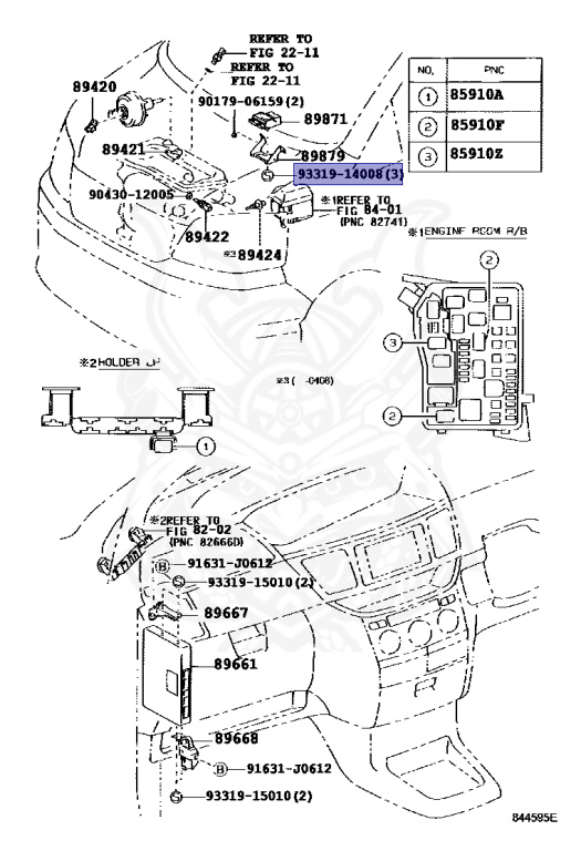Toyota - Noah - AZR60G - 2004 - X TYPE - Automatic - 1AZFSE