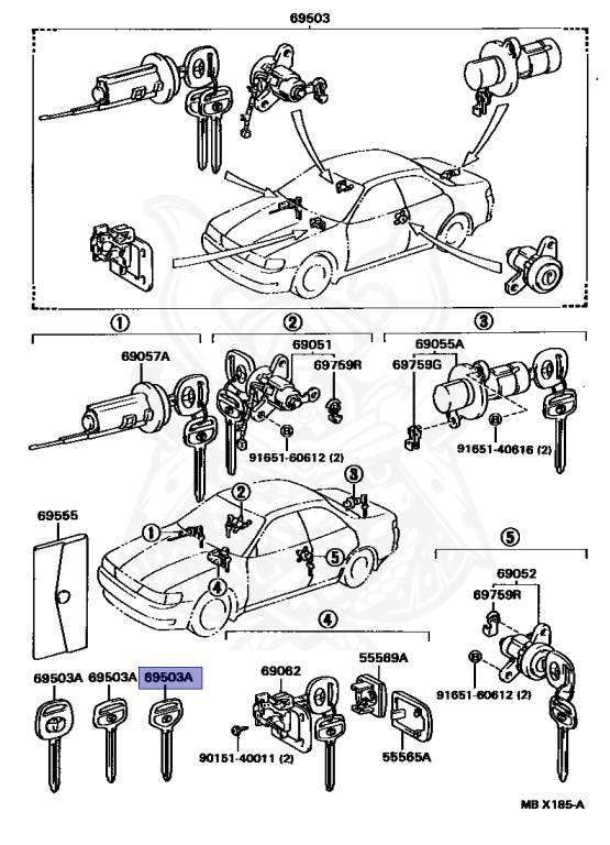 90999-00193 - Toyota - Key, Blank - Nengun Performance