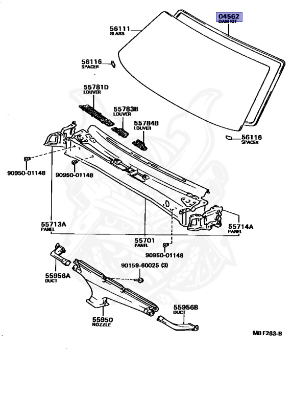 Toyota - Corolla - AE80 - 1983 - CUSTOM DELUX TYPE - 4-DOOR - Manual - Not specified - 2ALU