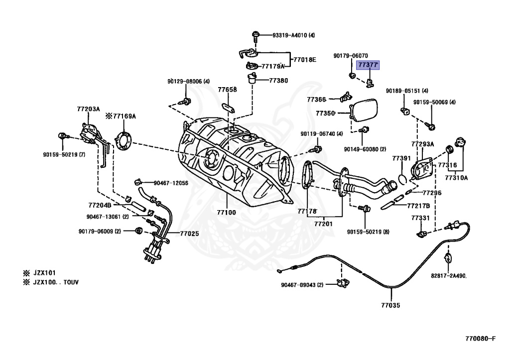 Toyota - Cresta - GX100 - 1998 - SLT TYPE - Automatic - 1GFE