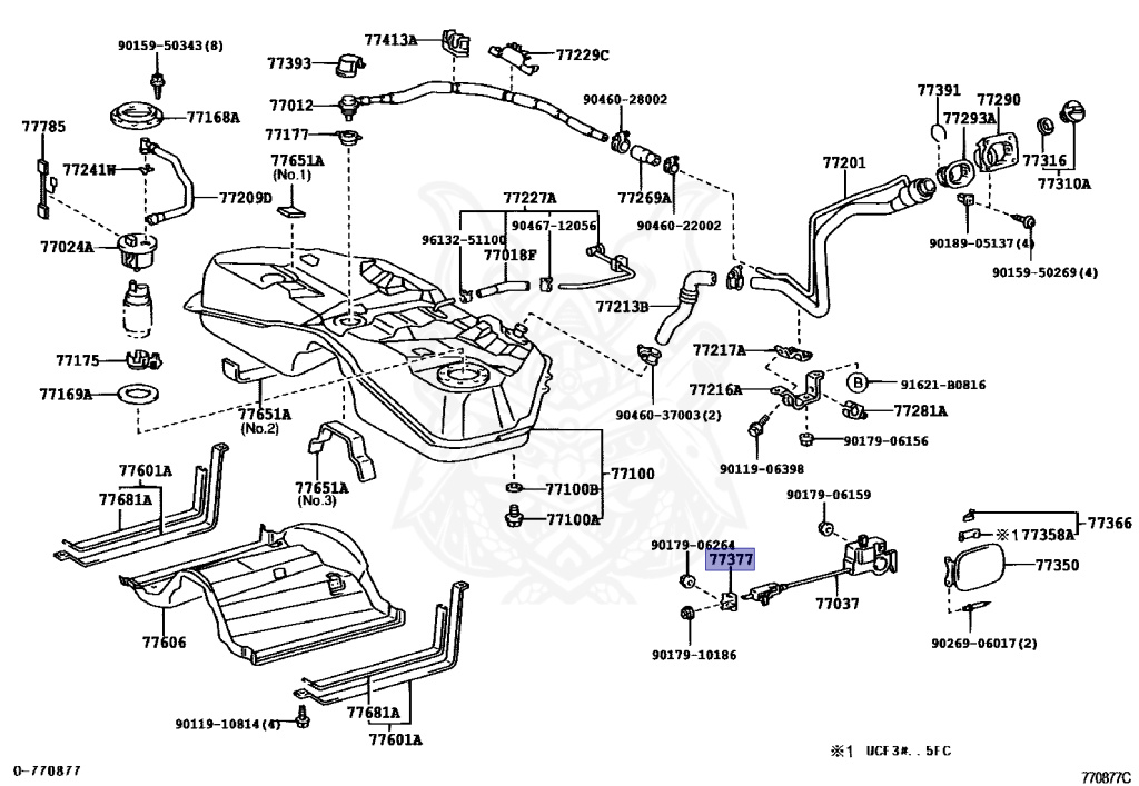 Toyota - Celsior - UCF30 - 2001 - A TYPE - Automatic - 3UZFE