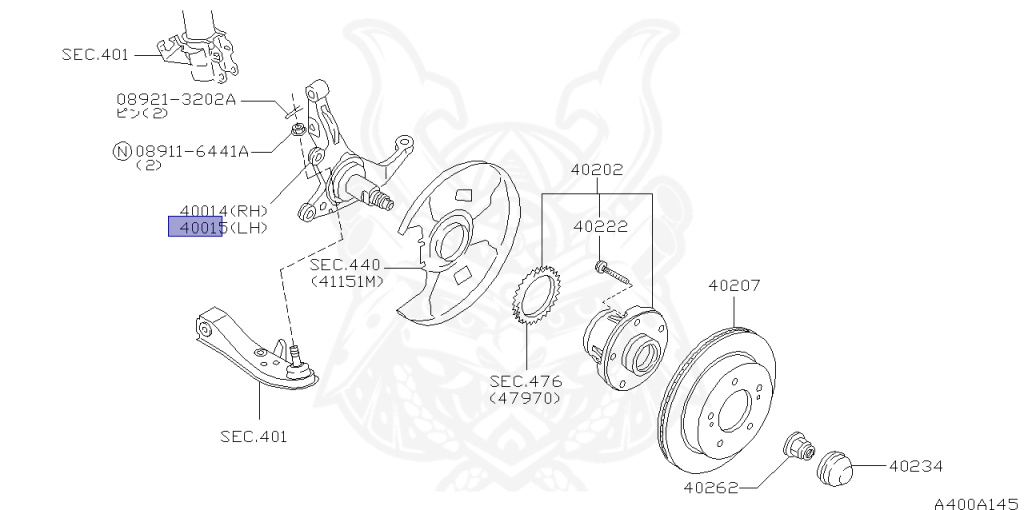 Nissan - Silvia - S15 - 2002 - SPEC R - HARDTOP(K) - MANUAL MISSION 6-SPEED(MT.F6) - TWO WHEELS STEERING(2WS) - SR20DET