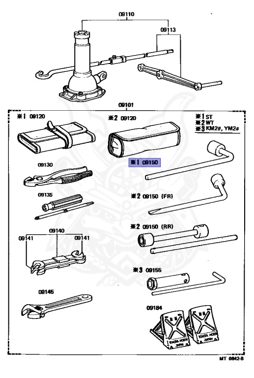 Toyota - LiteAce - KM20V - 1981 - DLX TYPE - 4-DOOR VAN - Manual - 4KJ