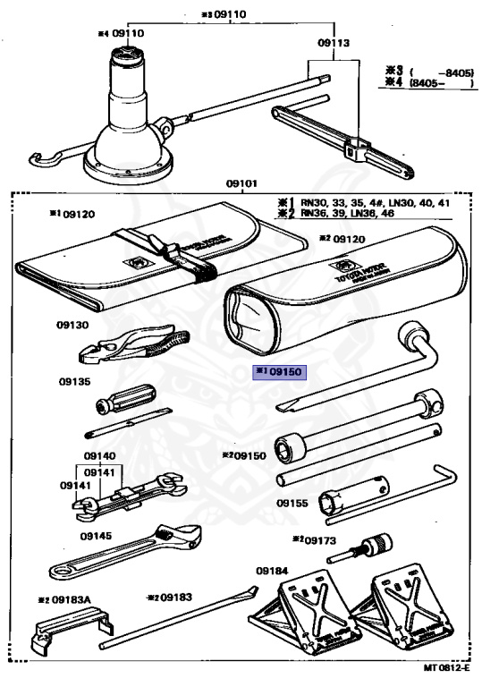 Toyota - Hilux - LN46 - 1982 - DLX TYPE - Manual - L