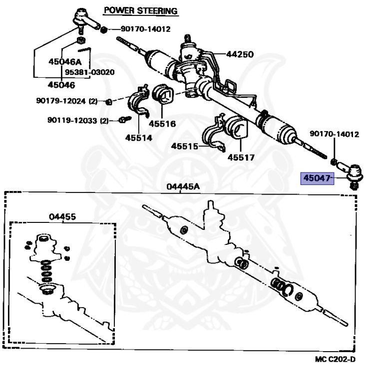 45046-19175 - Toyota - End Sub-assy, Tie Rod, Lh - Nengun Performance