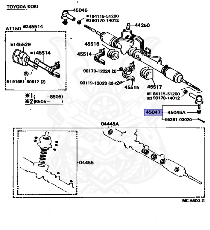 45046-19175 - Toyota - End Sub-assy, Tie Rod, Lh - Nengun Performance