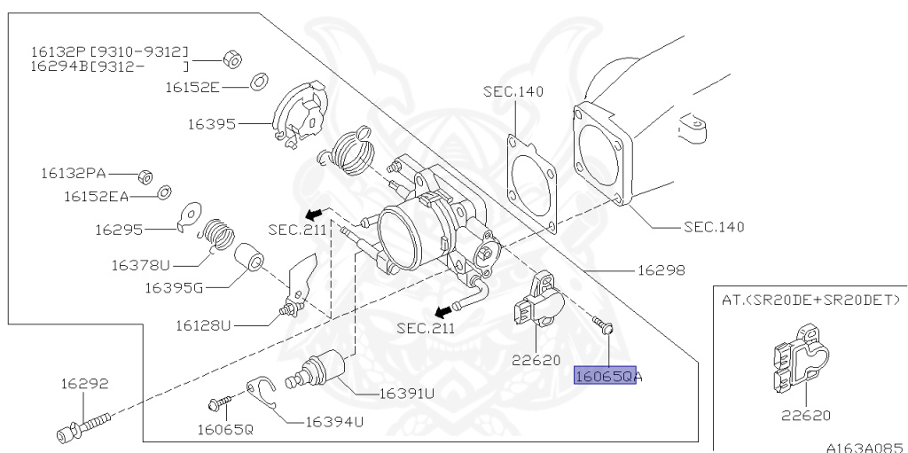 Nissan - Silvia - S14 - 1994 - JS - HARDTOP(K) - AUTOMATIC TRANSMISSION(AT) - TWO WHEELS STEERING(2WS) - SR20DE