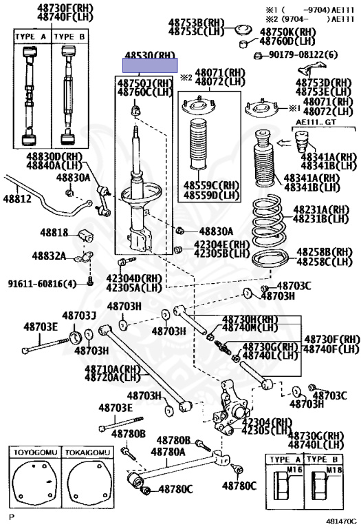 Toyota - Corolla - AE110 - 1998 - DX TYPE - SEDAN - Manual - 5AFE