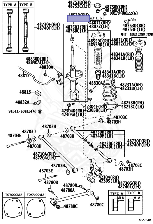 Toyota - Sprinter - AE111G - 1999 - S-TOURING TYPE - Manual - 4AFE