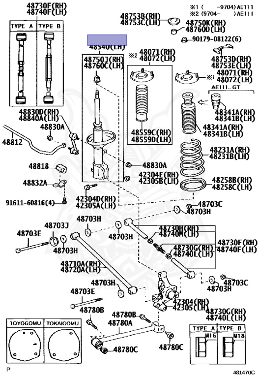 Toyota - Corolla - AE110 - 1998 - DX TYPE - SEDAN - Manual - 5AFE