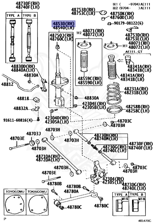 Toyota - Corolla - EE111 - 1996 - XE-SALOON TYPE - SEDAN - Automatic - 4EFE