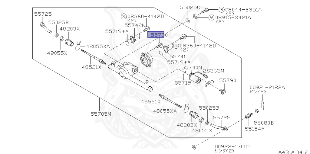 Nissan - Silvia - S14 - 1995 - KS - HARDTOP(K) - MANUAL TRANSMISSION(MT) - FOUR WHEELS STEERING(4WS) - SR20DET