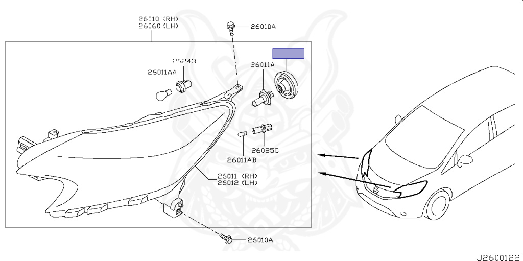 Nissan - Note - E12 - 2014 - S DIG-S Grade - 5 DOOR HATCHBACK(5HB) - 2 WHEEL DRIVE(2WD) - ECVT(ECVT) - HR12DDR