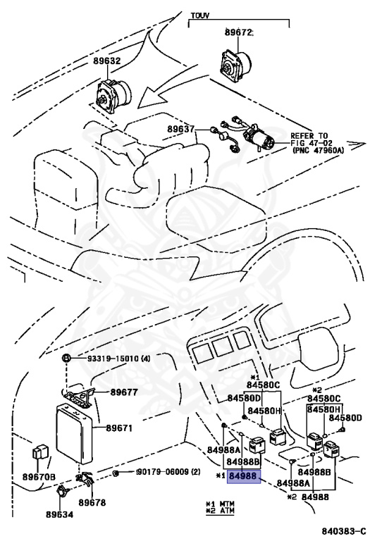 84988-22020 - Toyota - Traction Control Switch - Nengun Performance