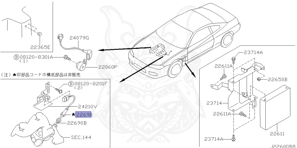 Nissan - Silvia - S15 - 2002 - SPEC R - HARDTOP(K) - MANUAL MISSION 6-SPEED(MT.F6) - TWO WHEELS STEERING(2WS) - SR20DET