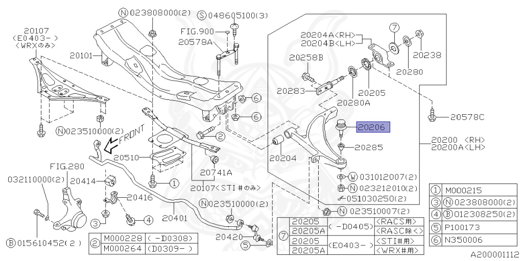 Subaru - Impreza WRX - GDA - Jan-2004 - Dec-2005 - WRXWRL - Sedan - 4W - 5-speed manual transmission - Right hand - EJ205