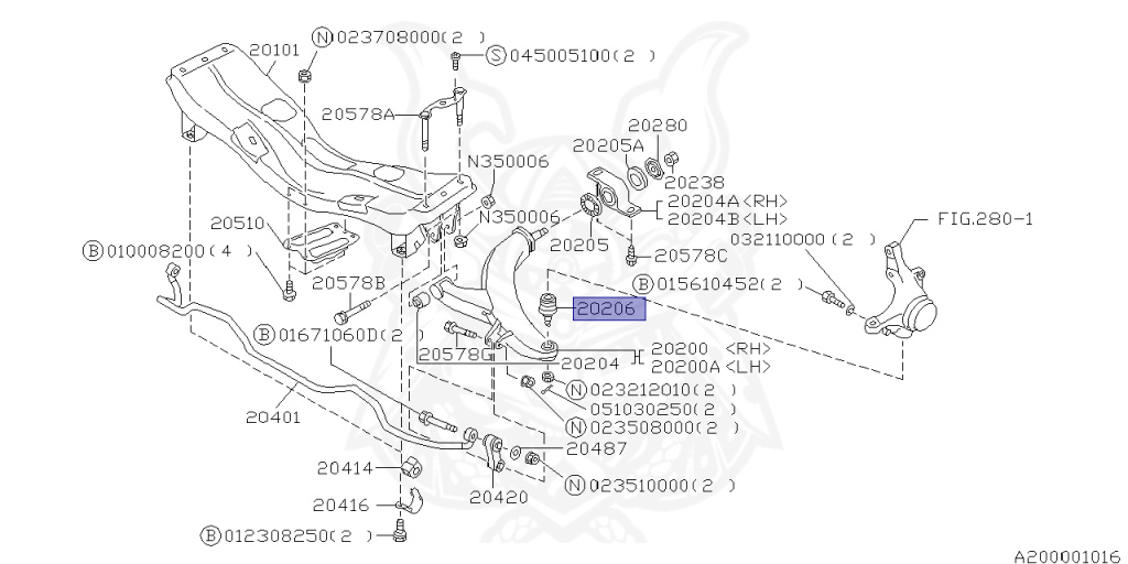 Subaru - Impreza WRX - GC8 - Jan-1996 - Dec-1998 - WRXSTI - Sedan - F4WD - Manual Transmission - Right hand - EJ20G