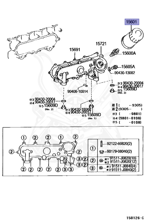90915-30002 - Toyota - Oil Filter Sub-assy - Nengun Performance