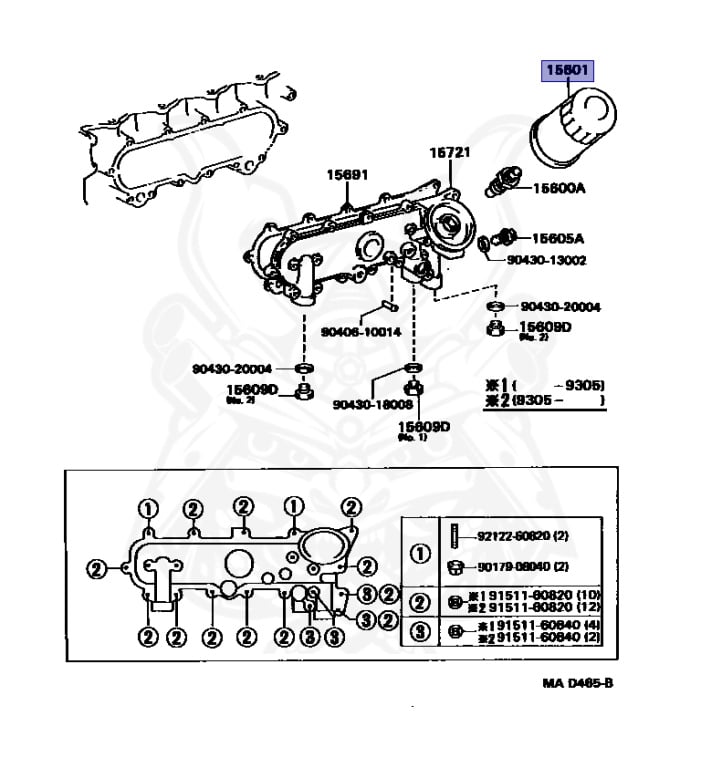 90915-30002 - Toyota - Oil Filter Sub-assy - Nengun Performance
