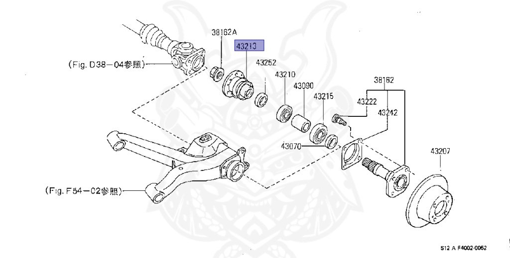 43213-01P00 - Nissan - Flange Assembly, Rear Axle - Nengun Performance