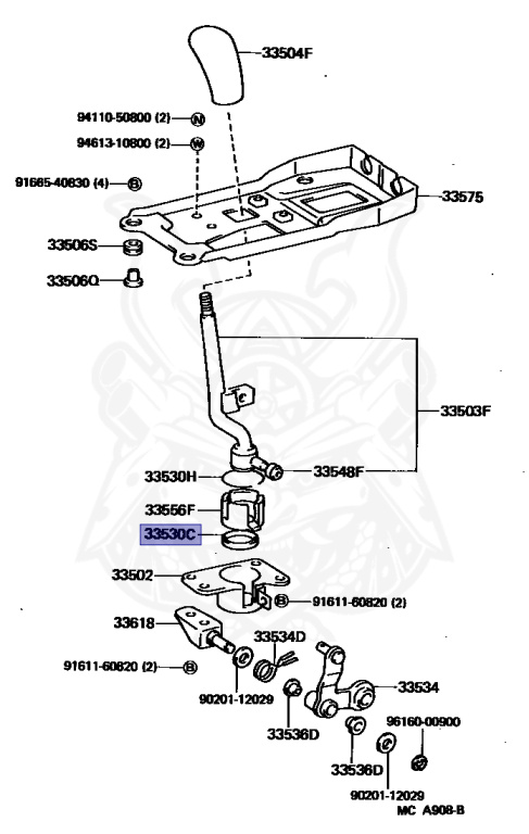 90385-24001 - Toyota - Bush (for Shift Lever) - Nengun Performance