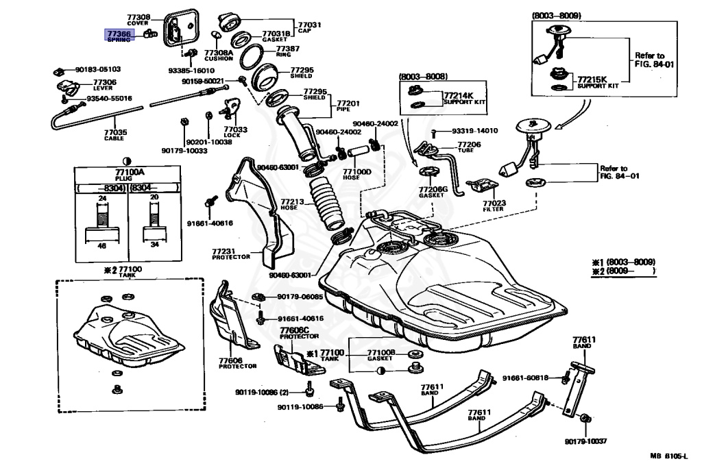 Toyota - Cresta - GX50 - 1982 - SUPER DELUXE - 4-DOOR HARDTOP - Manual - 1GEU