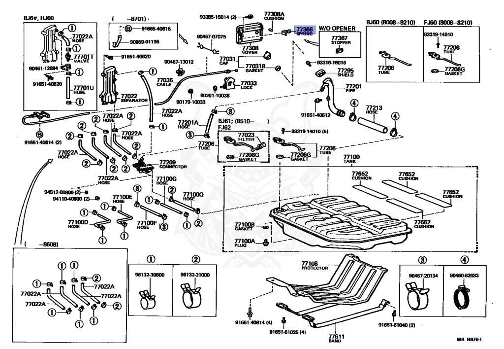 Toyota - Land Cruiser - HJ61V - 1985 - STATION WAGON - Manual - 12HT