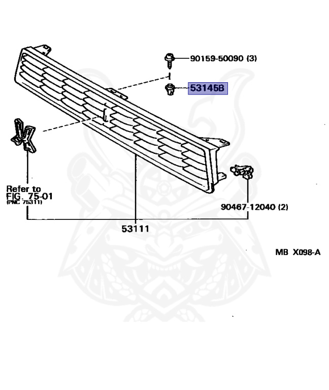 53145-16010 - Toyota - Clip - Nengun Performance